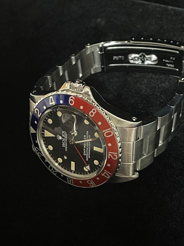 1966 Rolex Pepsi GMT-Master 1675 Black Dial SS Oyster No Papers 40mm