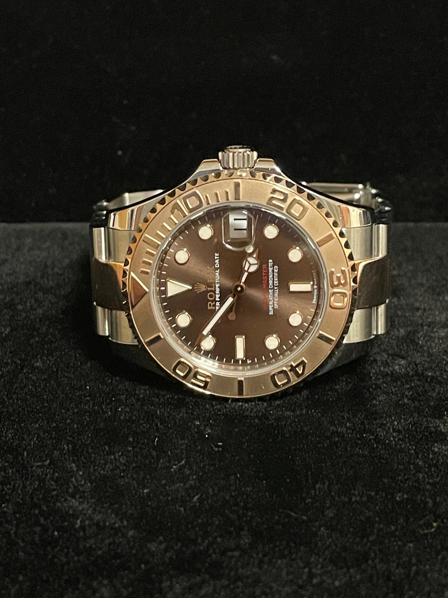 2021 Rolex Yacht-Master 268621 Chocolate Dial TT Rose Oyster With Papers 37mm