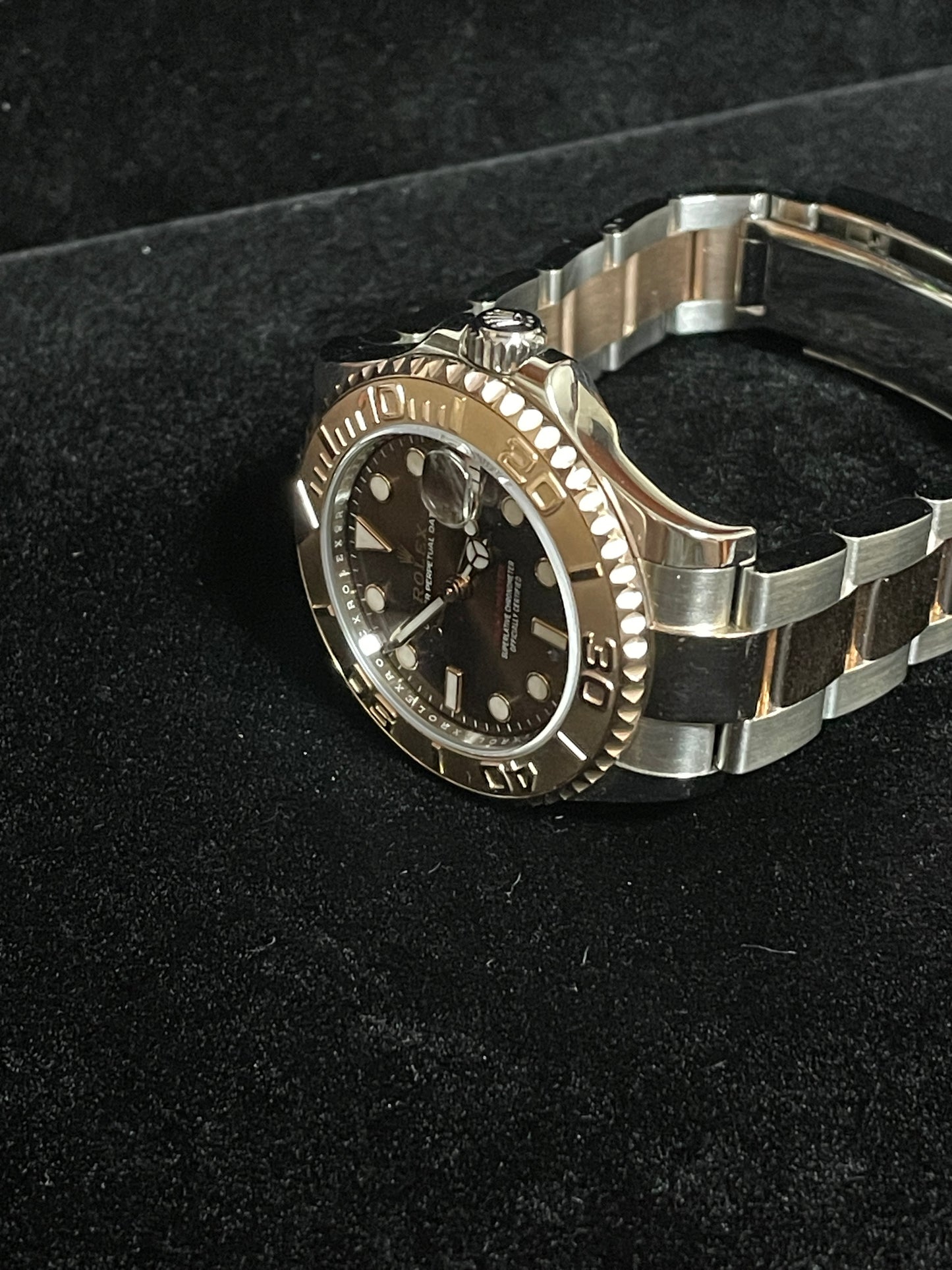 2021 Rolex Yacht-Master 268621 Chocolate Dial TT Oyster Rose With Papers 37mm