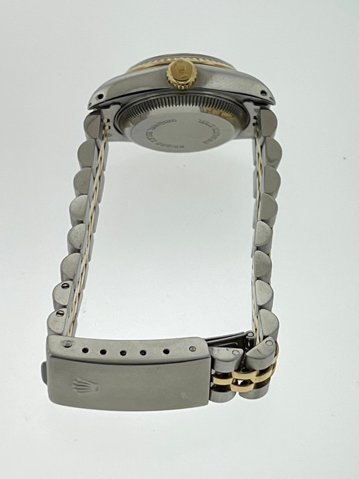 1987 Rolex Datejust 69173 Champagne Dial Two Tone Jubilee With Papers 26mm