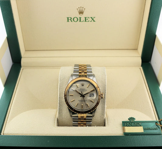1983 Rolex Datejust Turnograph 16253 Silver Dial TT Jubilee No Papers 36mm