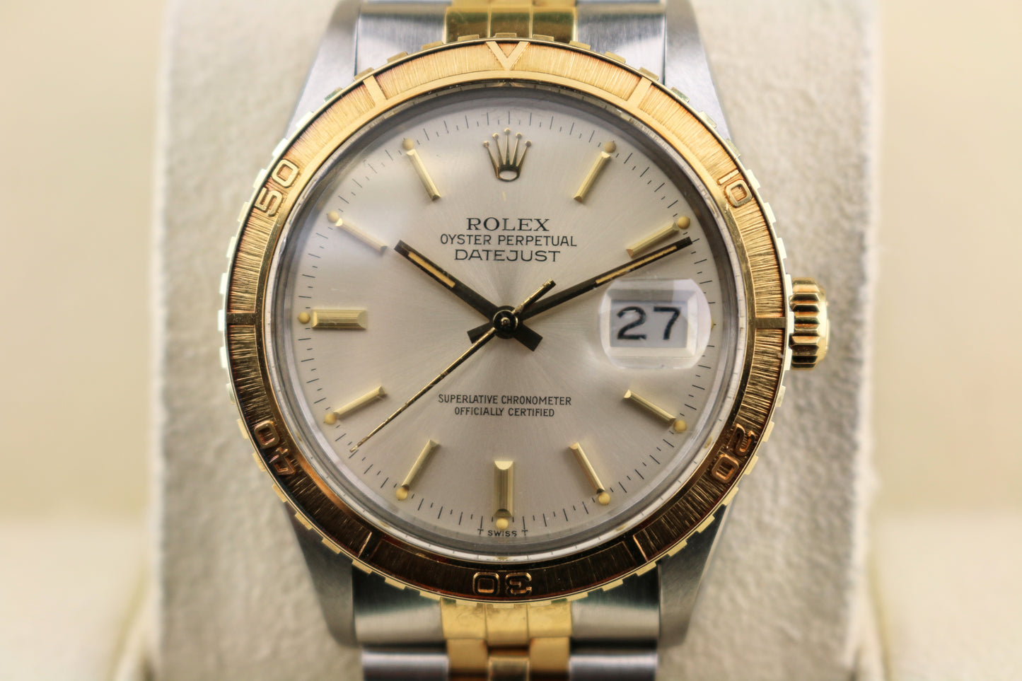 1983 Rolex Datejust Turnograph 16253 Silver Dial TT Jubilee No Papers 36mm