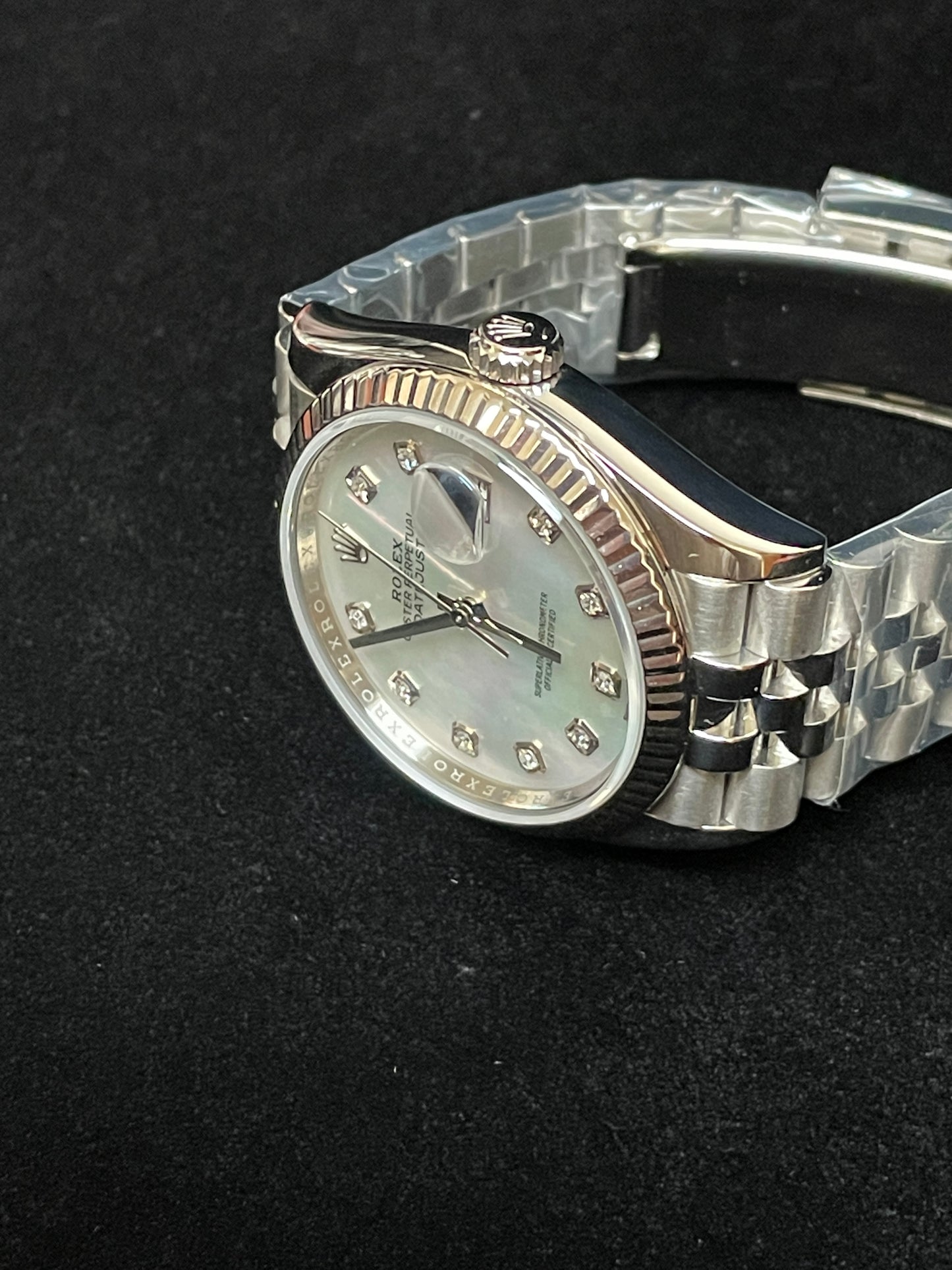 2022 Rolex Datejust 126234 MOP Diamond Dial SS Jubilee No Papers 36mm