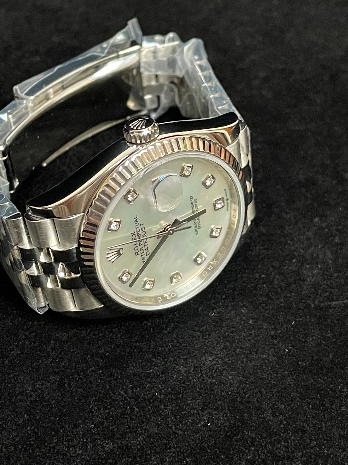 2022 Rolex Datejust 126234 MOP Diamond Dial SS Jubilee No Papers 36mm