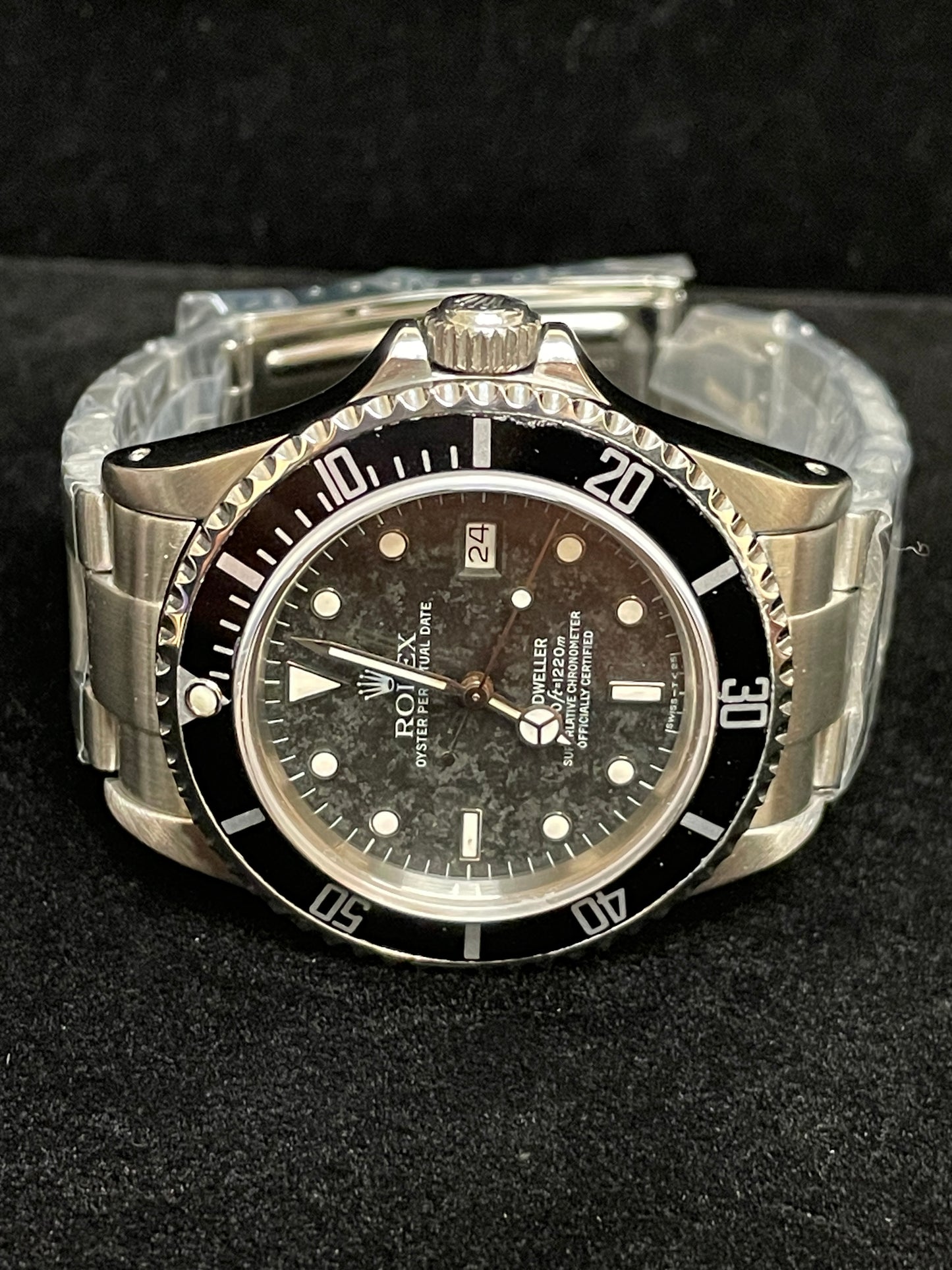 1987 Rolex Sea-Dweller 16660 Black Dial Tropical SS Oyster No Papers 40mm