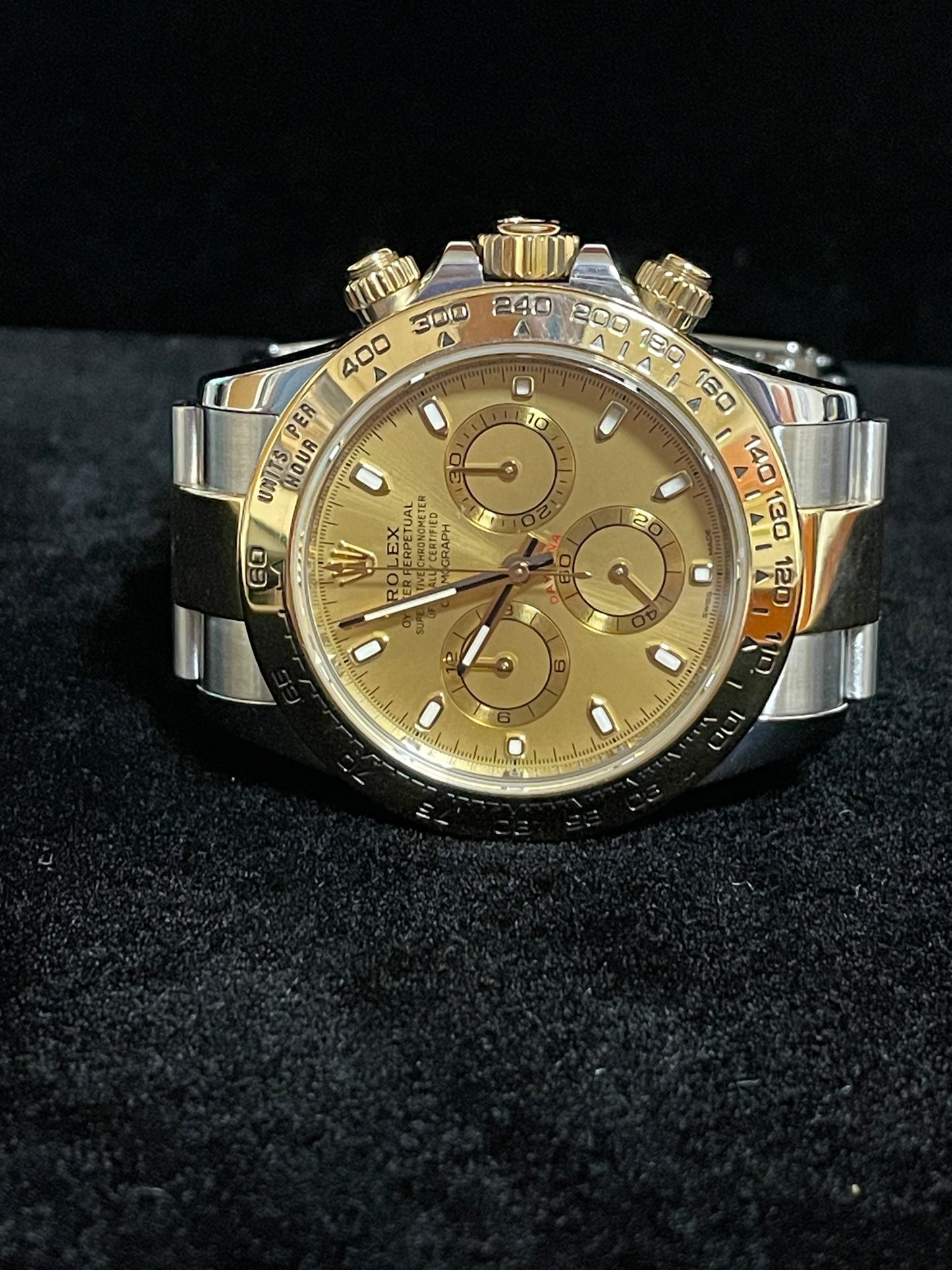 2018 Rolex Daytona 116503 Champagne Dial TT 18kt Oyster No Papers 40mm