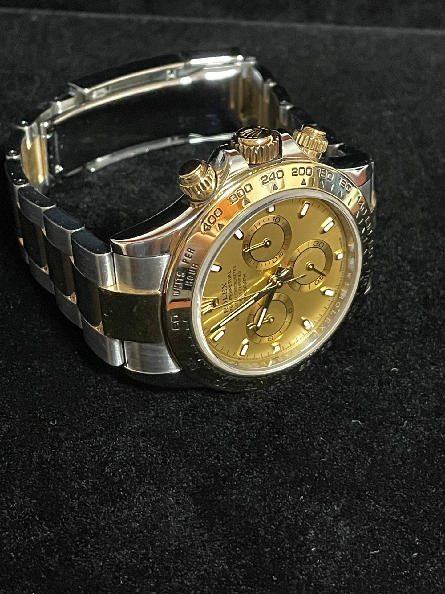 2018 Rolex Daytona 116503 Champagne Dial TT 18kt Oyster No Papers 40mm