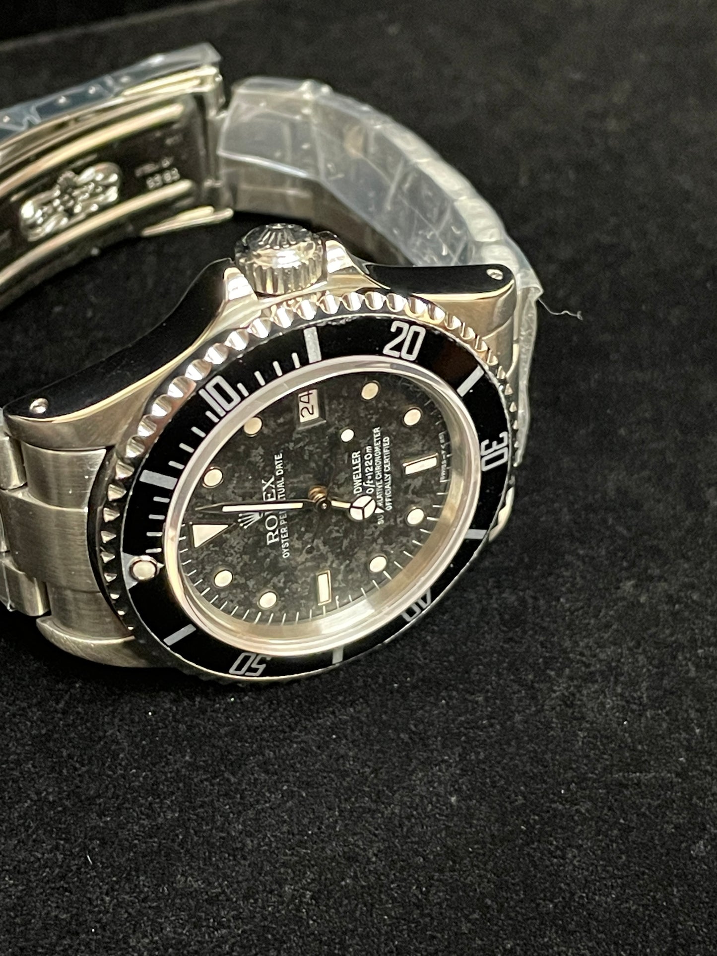 1987 Rolex Sea-Dweller 16660 Black Dial Tropical SS Oyster No Papers 40mm
