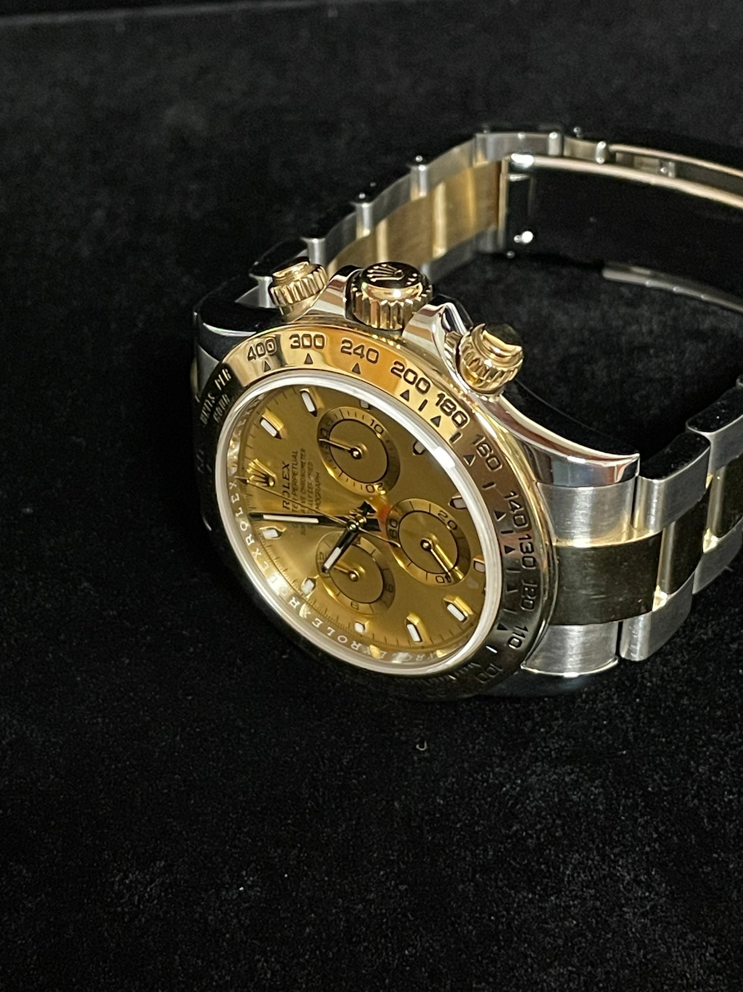 2018 Rolex Daytona 116503 Champagne Dial TT 18kt Oyster No Papers 40mm