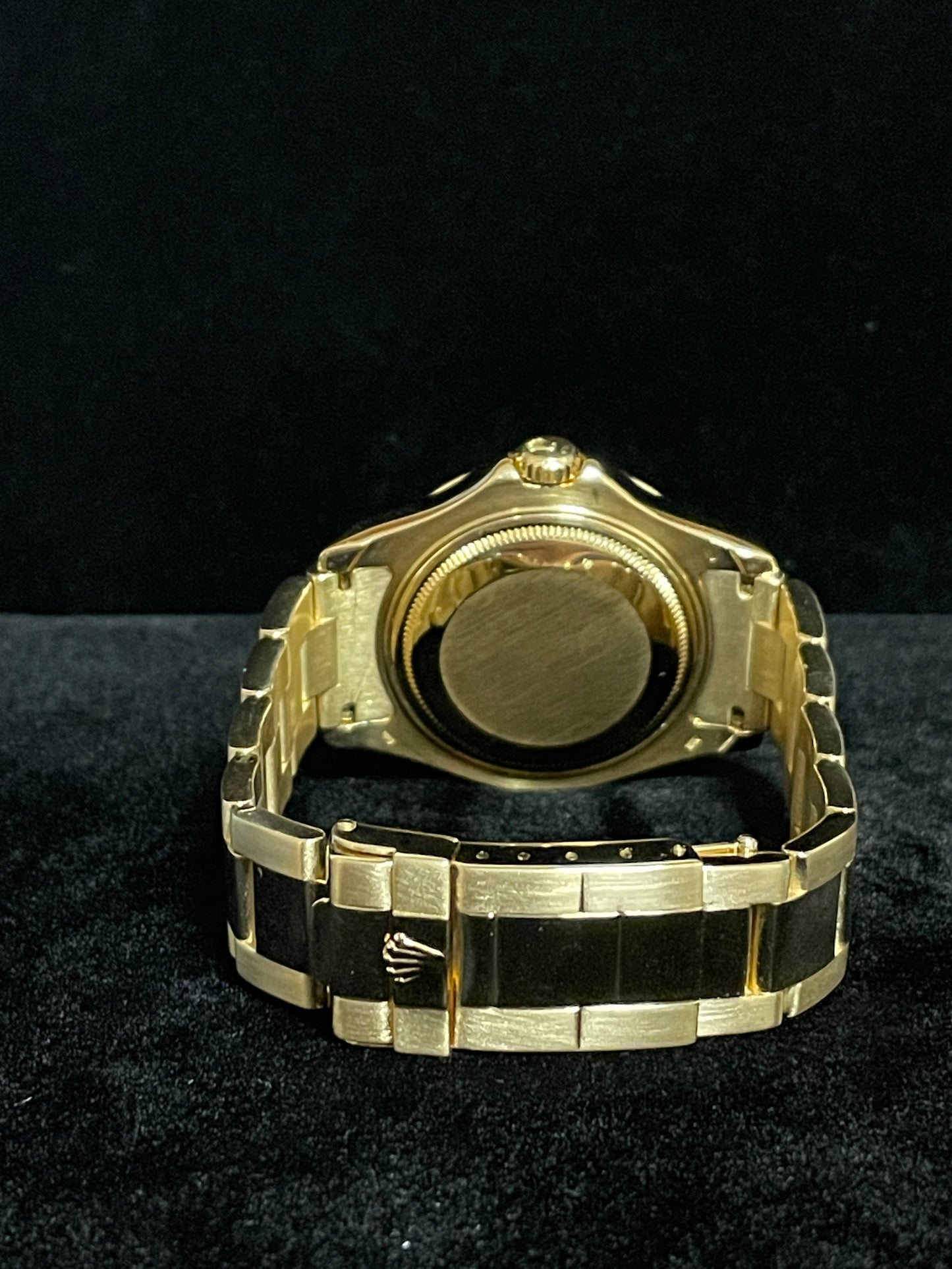 1995 Rolex Yacht-Master 68628 Blue Dial 18kt Yellow Gold Oyster No Papers 35mm