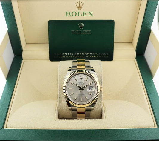 Unworn 2024 Rolex Datejust 126333 Silver Dial TT Oyster W Papers 41mm