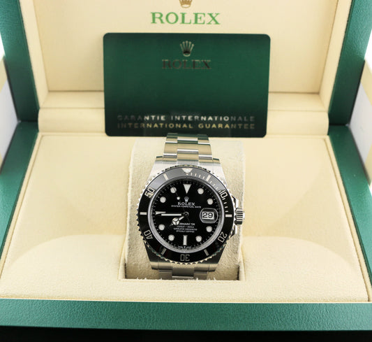 Unworn 2024 Rolex Submariner Date 126610 Black Dial SS Oyster With Papers 41mm