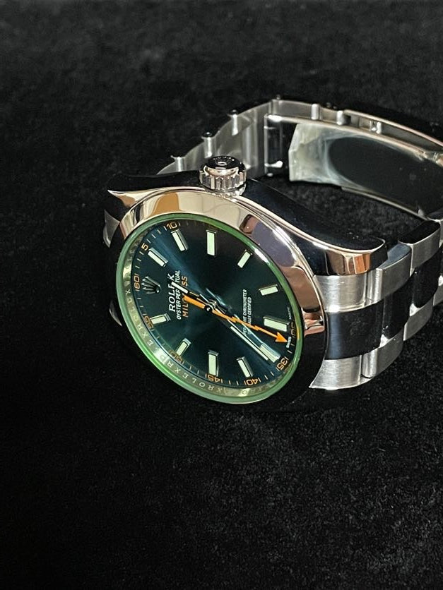 2022 Rolex Milgauss 116400GV Blue Dial SS Oyster With Papers 40mm