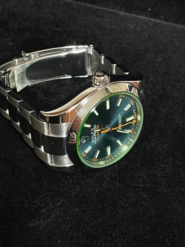2022 Rolex Milgauss 116400GV Blue Dial SS Oyster With Papers 40mm