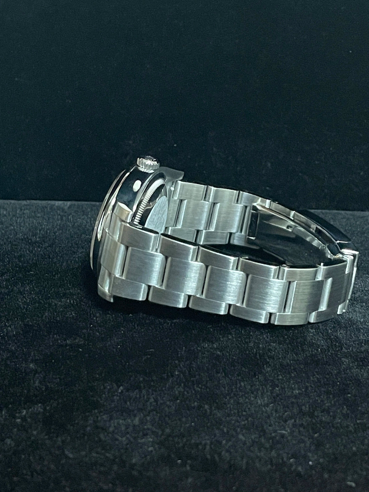 2018 Rolex Oyster Perpetual 116000 White Grape Dial SS Oyster No Papers 36mm