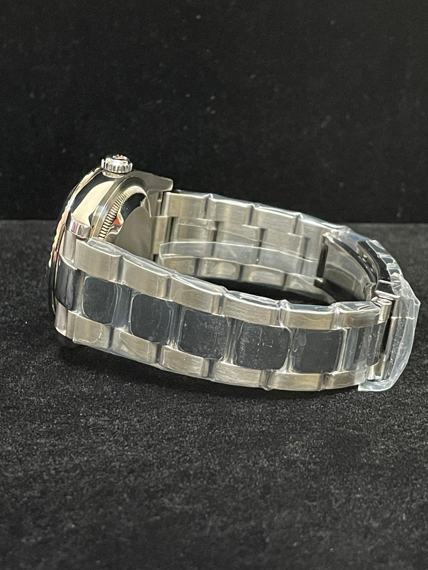 Rolex Datejust Turnograph 116264 Black Dial Roulette SS Oyster With Papers 36mm