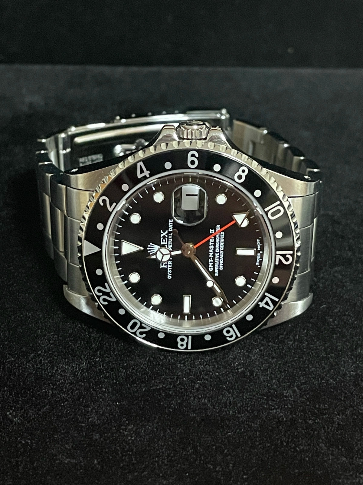 1999 Rolex GMT-Master II 16710 Black Dial SS Oyster No Papers 40mm