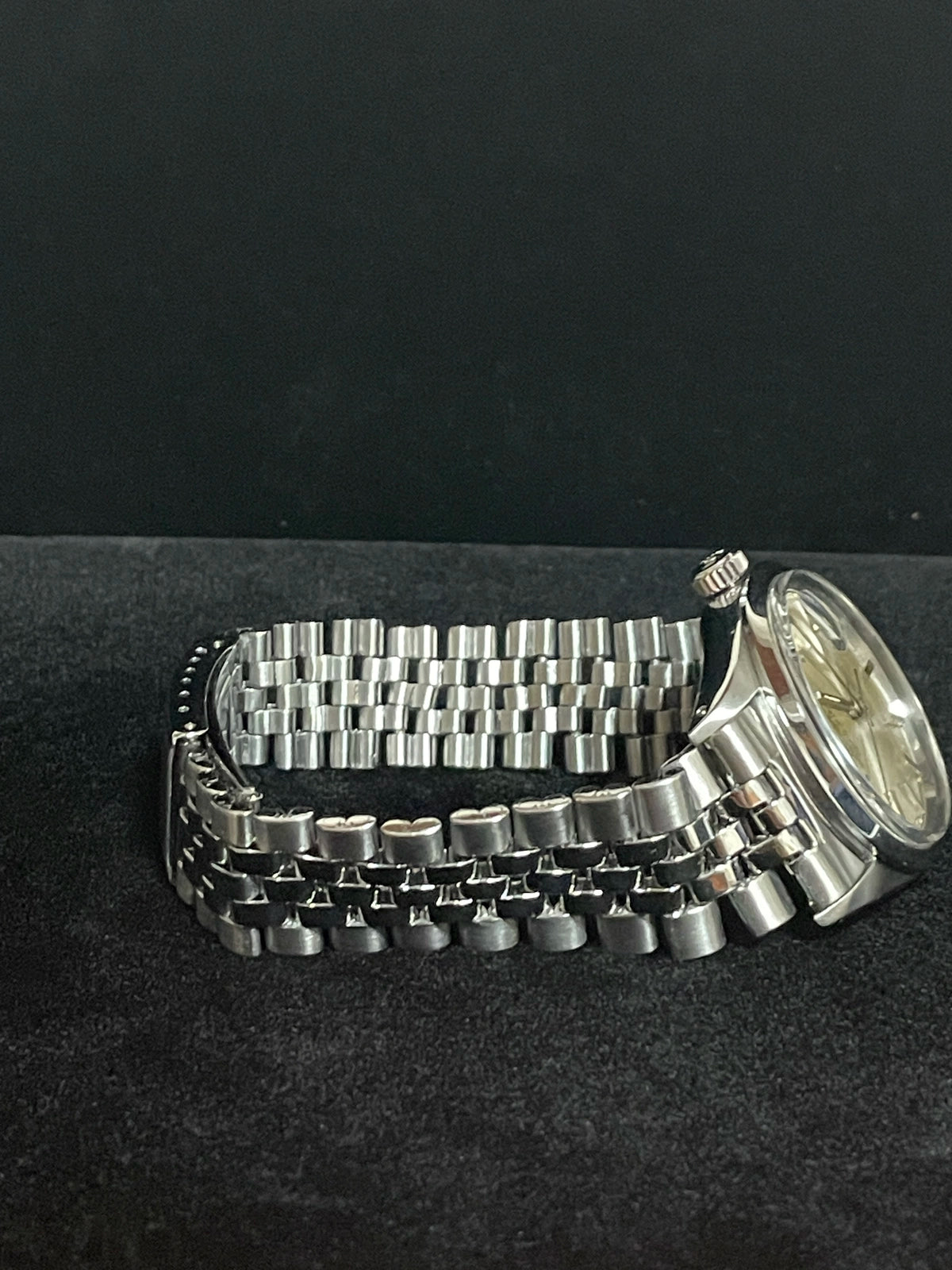 Rolex Datejust 1600 Silver Dial SS Folded Jubilee No Papers 36mm