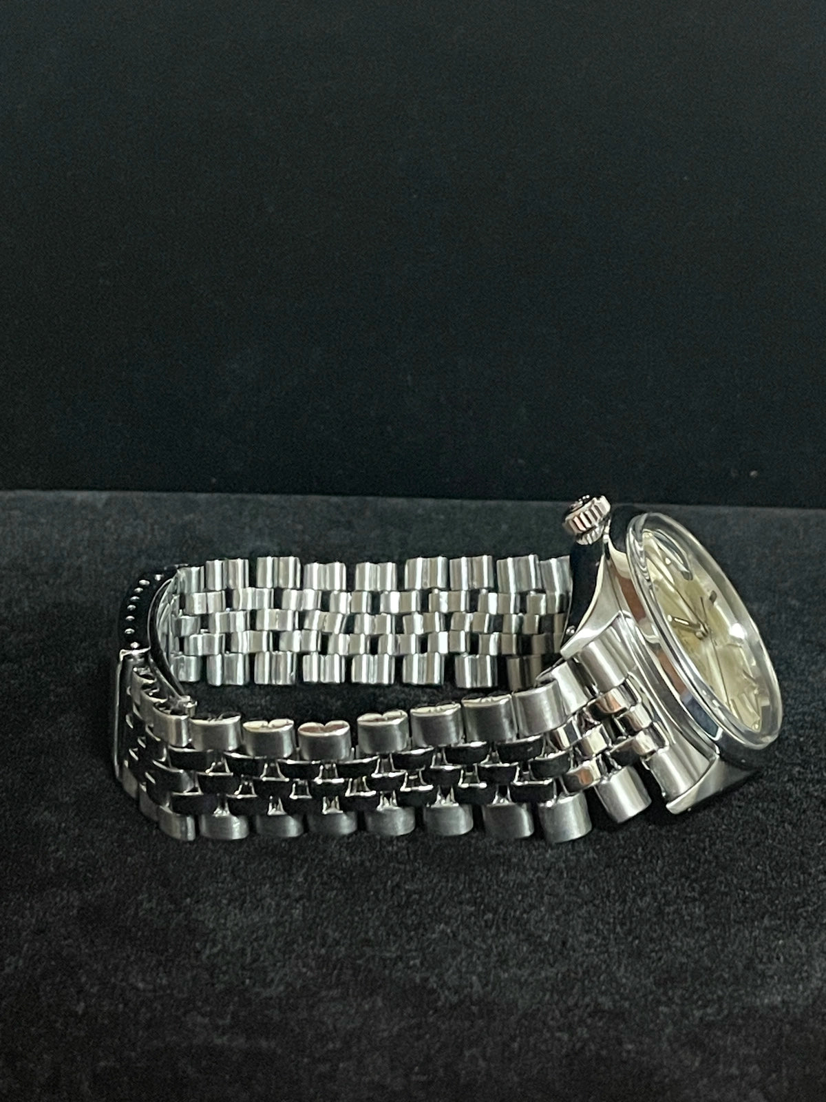 Rolex Datejust 1600 Silver Dial SS Folded Jubilee No Papers 36mm