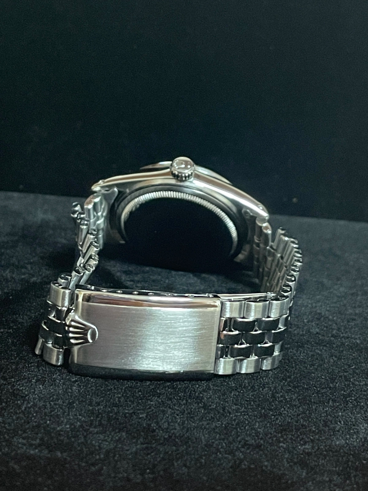 Rolex Datejust 1600 Silver Dial SS Folded Jubilee No Papers 36mm