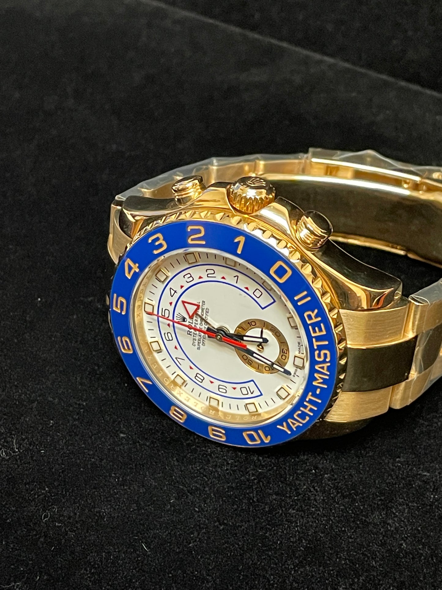 2007 Rolex Yacht-Master II 116688 White Dial 18kt Oyster No Papers 44mm