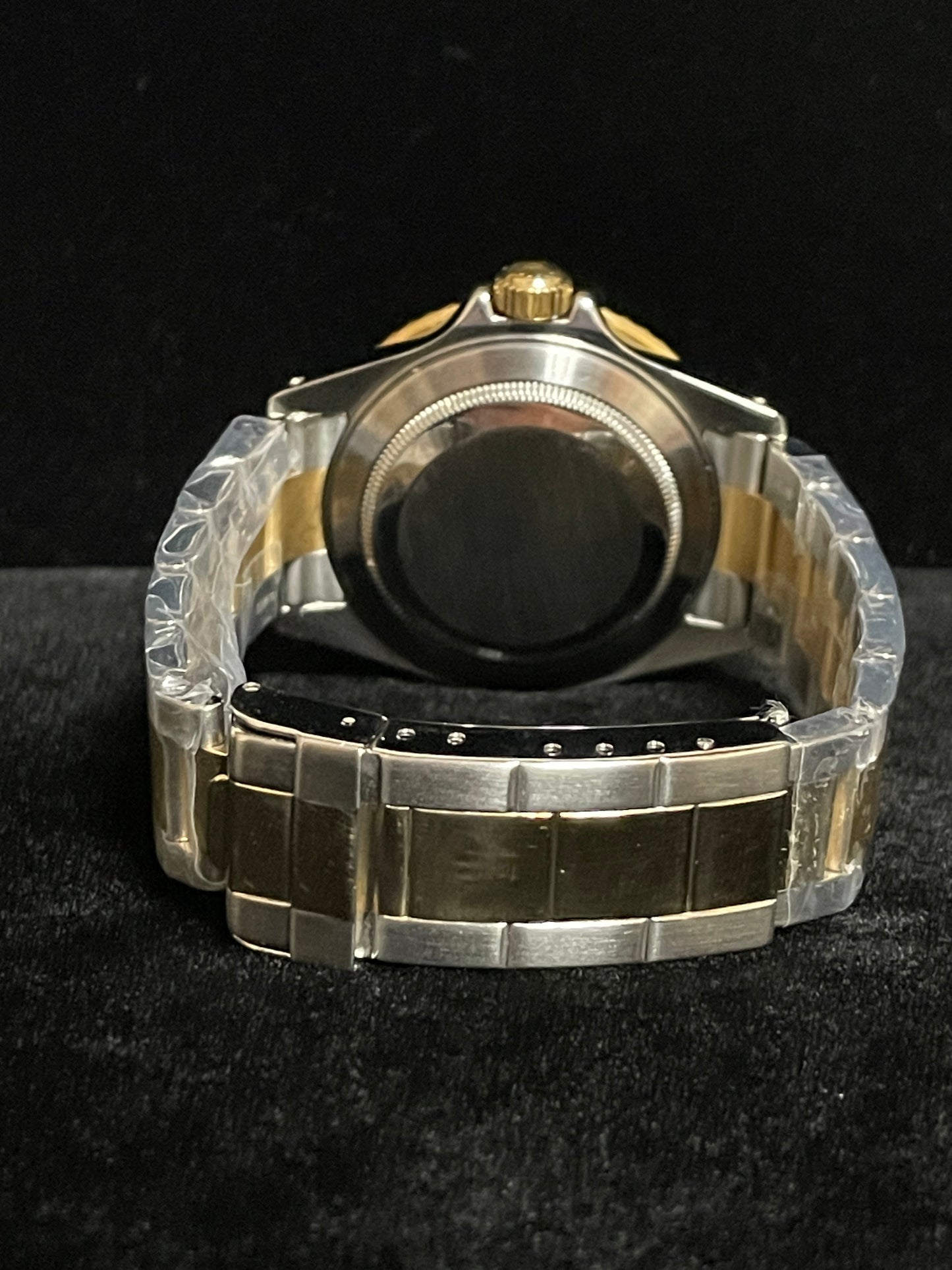 2000 Rolex Submariner 16613 Blue Dial TT Oyster Gold Thru Buckle No Papers 40mm