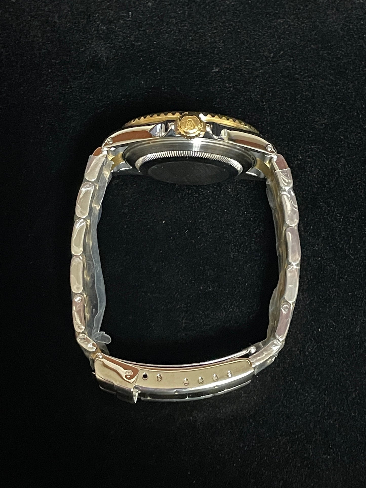 2000 Rolex Submariner 16613 Blue Dial TT Oyster Gold Thru Buckle No Papers 40mm