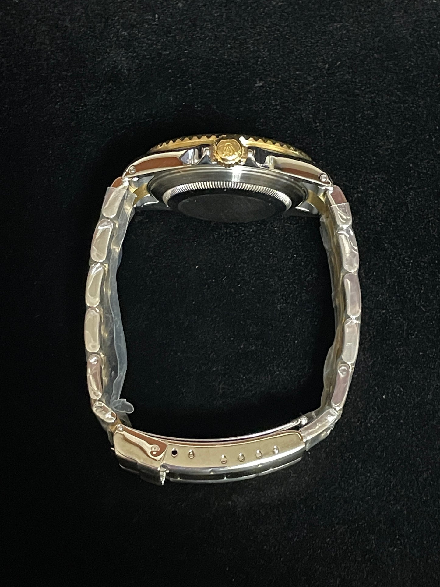 2000 Rolex Submariner 16613 Blue Dial TT Oyster Gold Thru Buckle No Papers 40mm