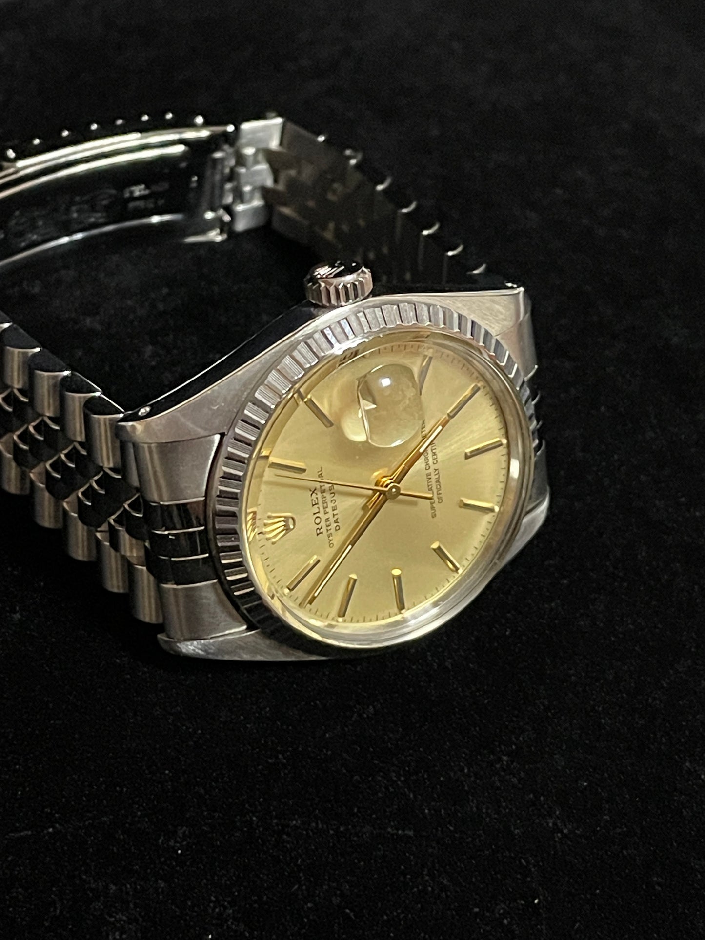 1979 Rolex Datejust 16030 Champagne Dial SS Jubilee No Papers 36mm