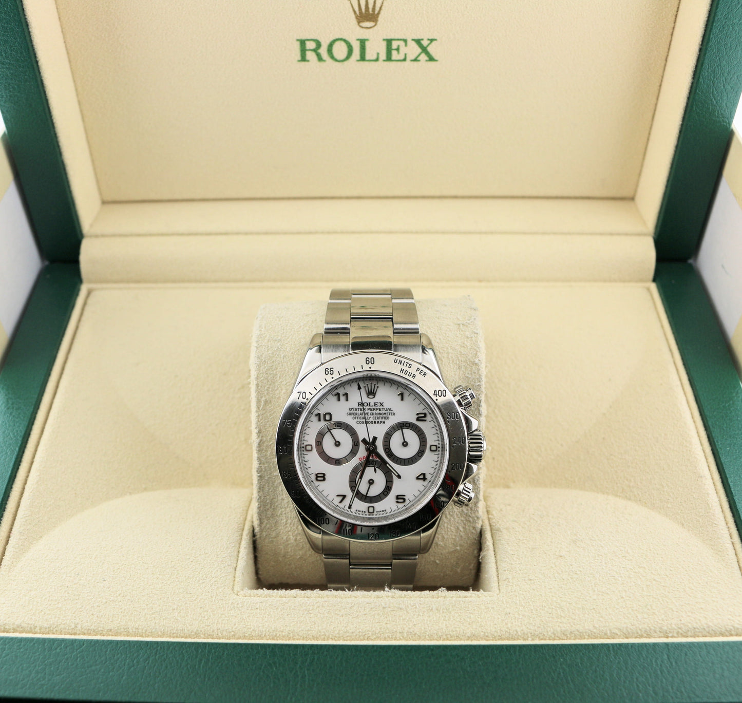 2004 Rolex Daytona 116520 White Dial SS Oyster No Papers 40mm