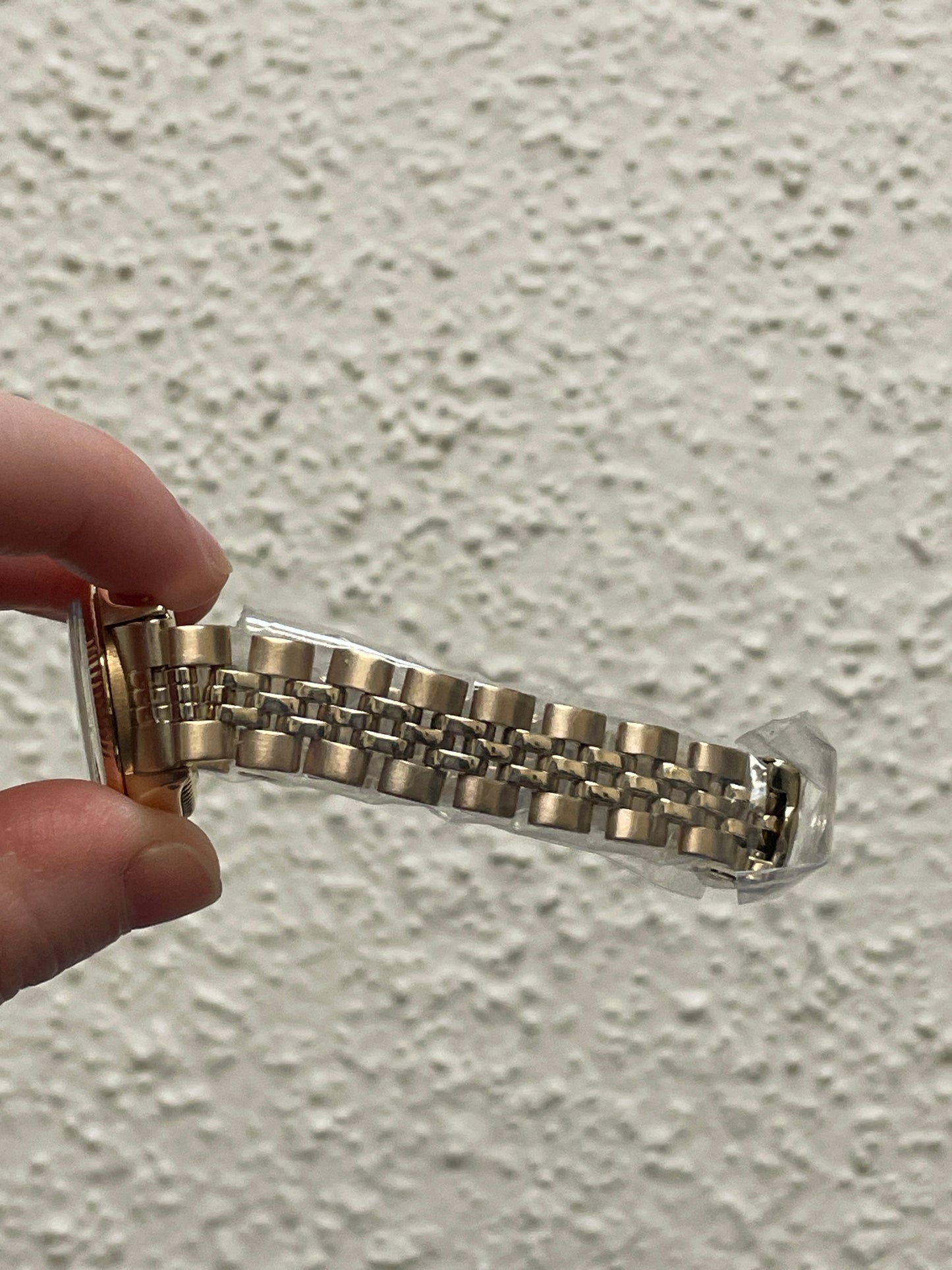 1978 Rolex Ladies Oyster Perpetual 6719 Champagne Dial Jubilee YG 14kt 26mm