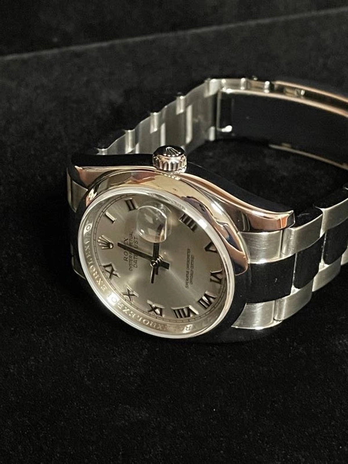 2007 Rolex Datejust 116200 Silver Roman Dial SS Oyster No Papers 36mm