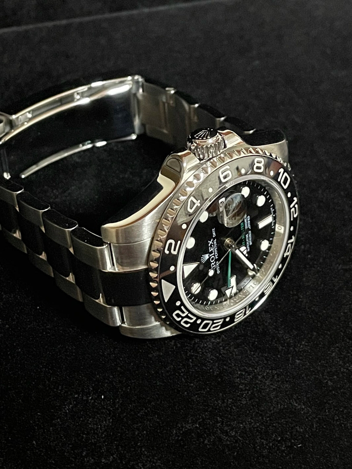 2008 Rolex GMT-Master II 116710LN Black Dial SS Oyster With Papers 40mm