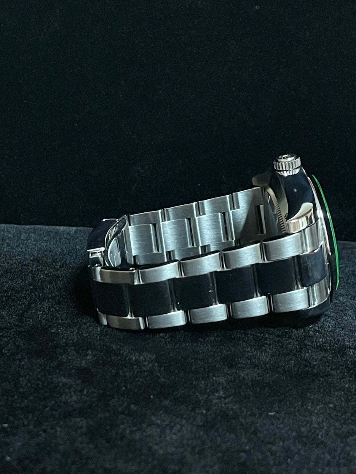 2009 Rolex Milgauss 116400GV Black Dial SS Oyster Green Crysatal No Papers 40mm