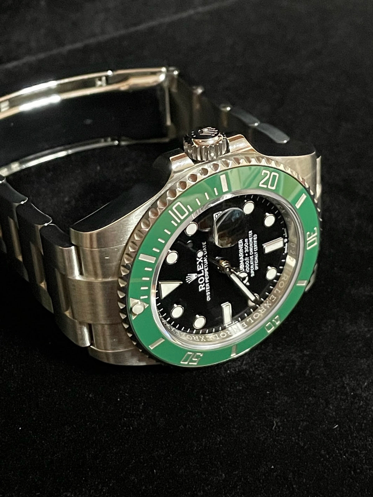 2022 Rolex Submariner Starbucks 126610LV Black Dial SS Oyster With Papers 41mm