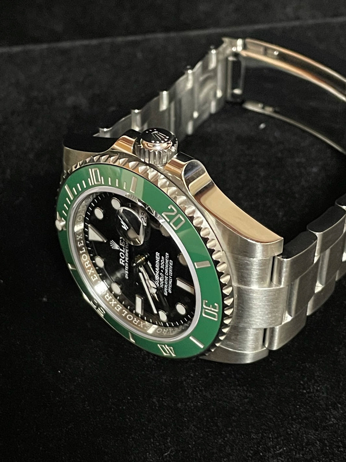 2022 Rolex Submariner Starbucks 126610LV Black Dial SS Oyster With Papers 41mm