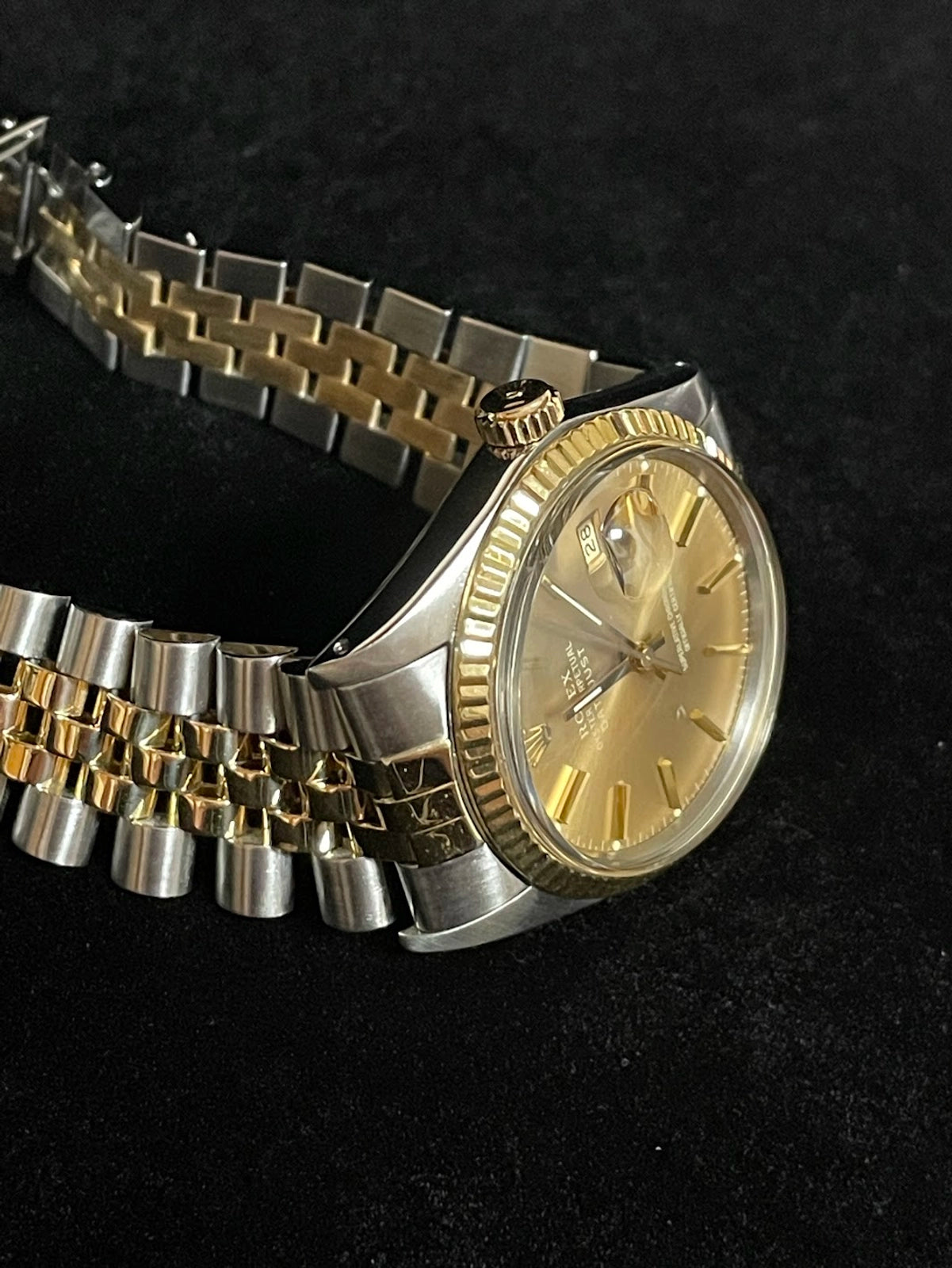 1987 Rolex Datejust 16013 Tobacco Bronze Dial TT Jubilee No Papers 36mm