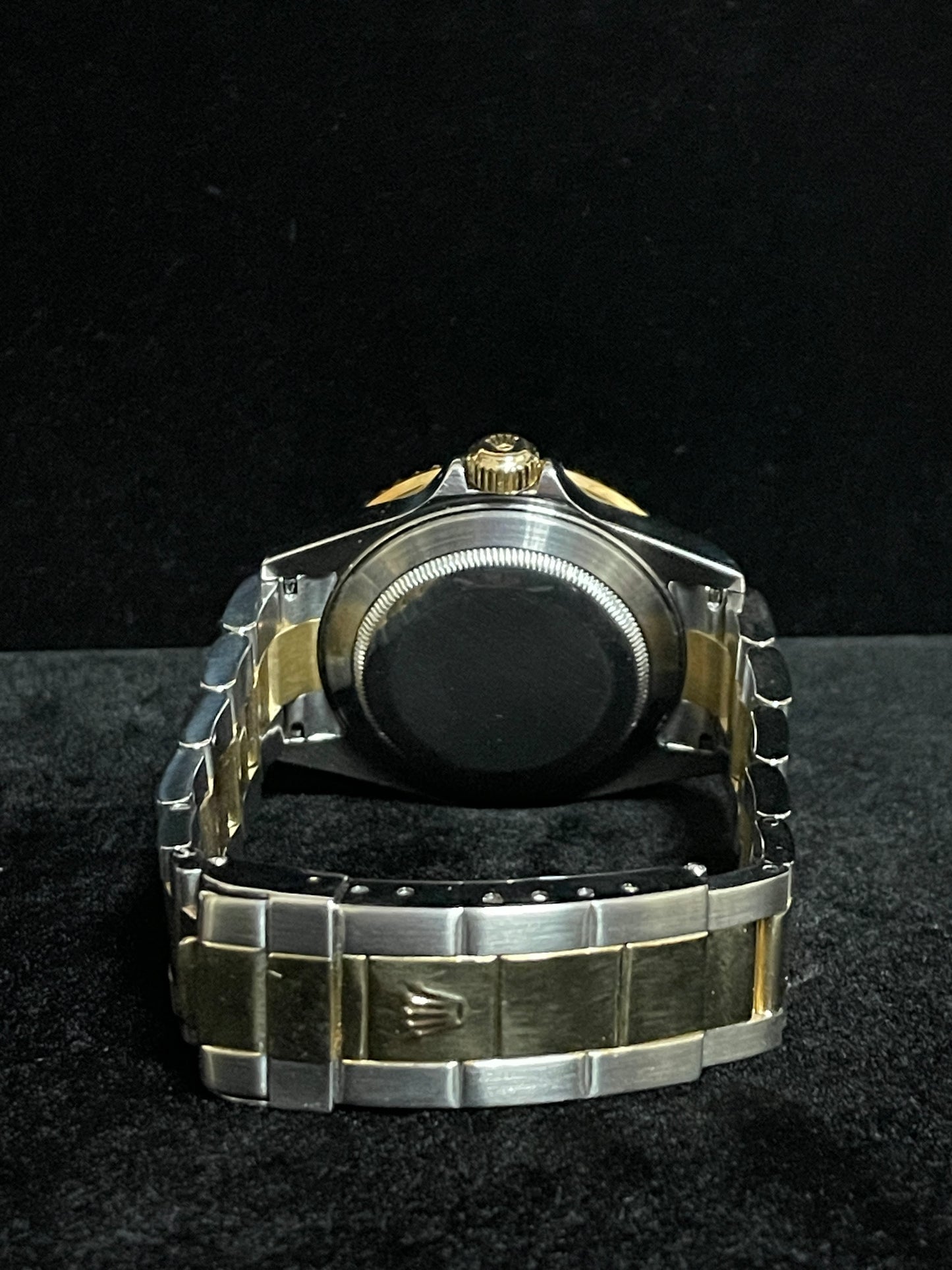 2004 Rolex Submariner 16613 Blue Dial TT No Holes SEL Gold Oyster No Papers 40mm