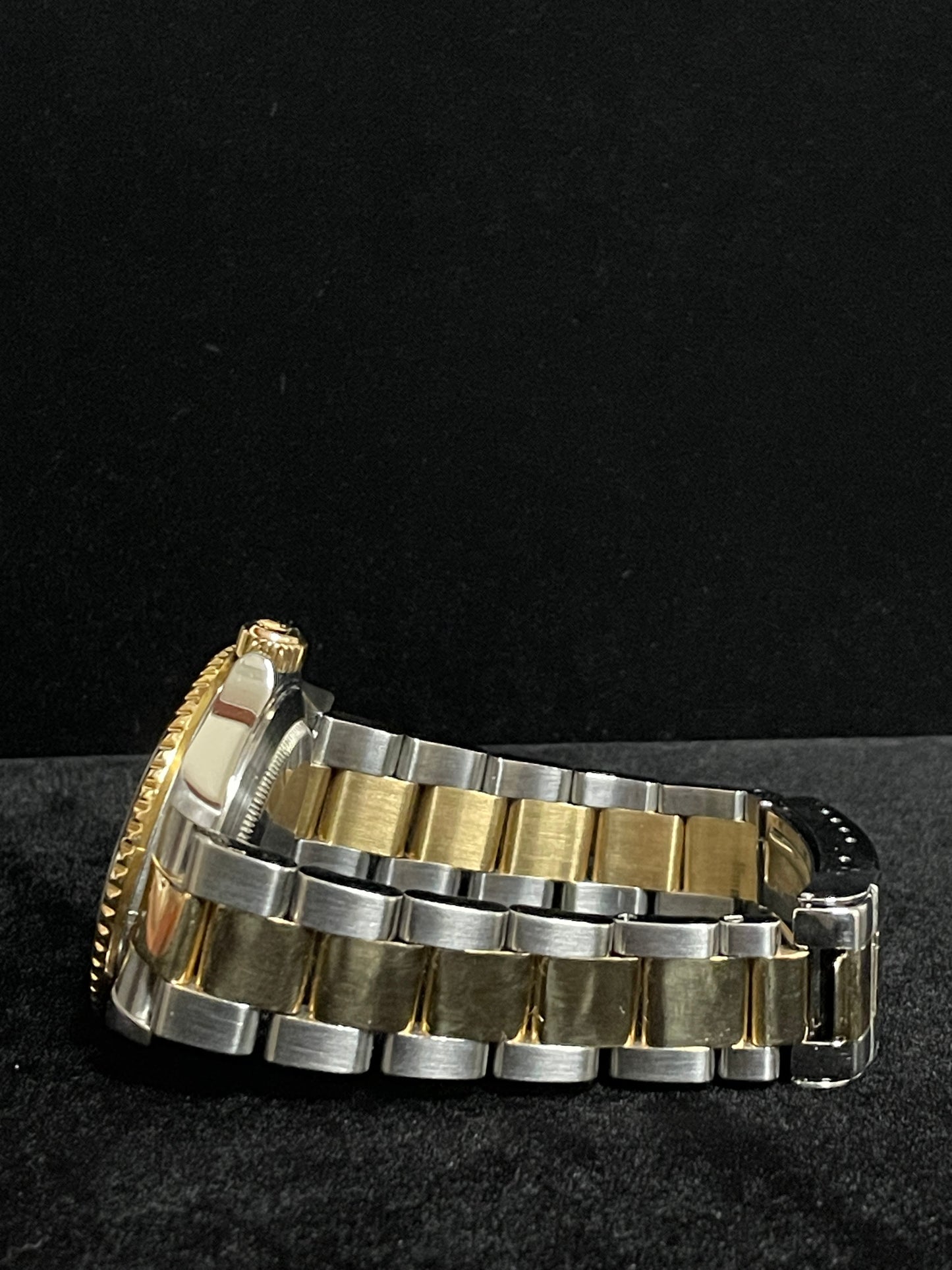 2004 Rolex Submariner 16613 Blue Dial TT No Holes SEL Gold Oyster No Papers 40mm