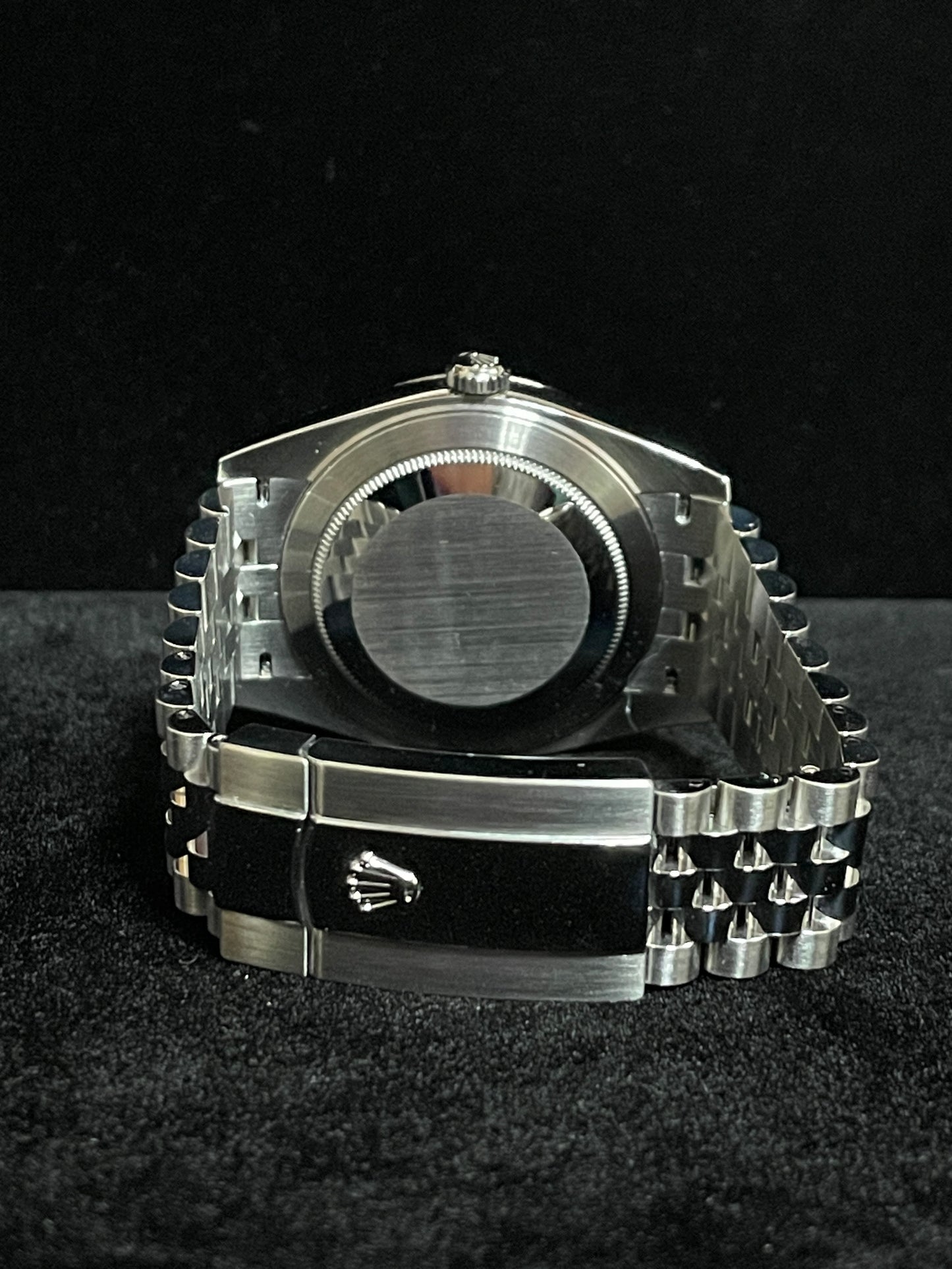 OHT 2024 Rolex Datejust 126334 Black Diamond Dial SS Jubilee With Papers 41mm