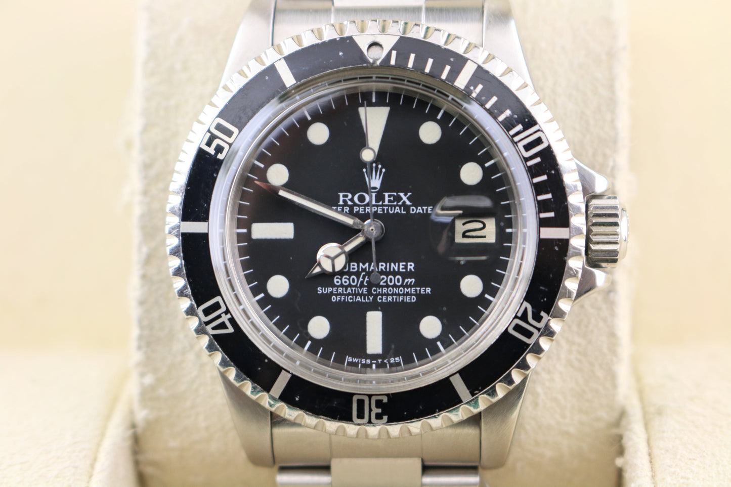 1978 Rolex Submariner 1680 Black Matte Dial SS Oyster No Papers 40mm