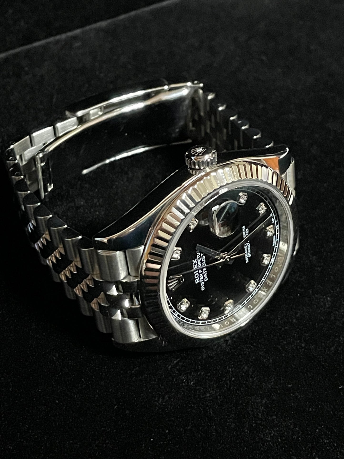 2018 Rolex Datejust 126334 Black Diamond Dial SS Jubilee No Papers 41mm