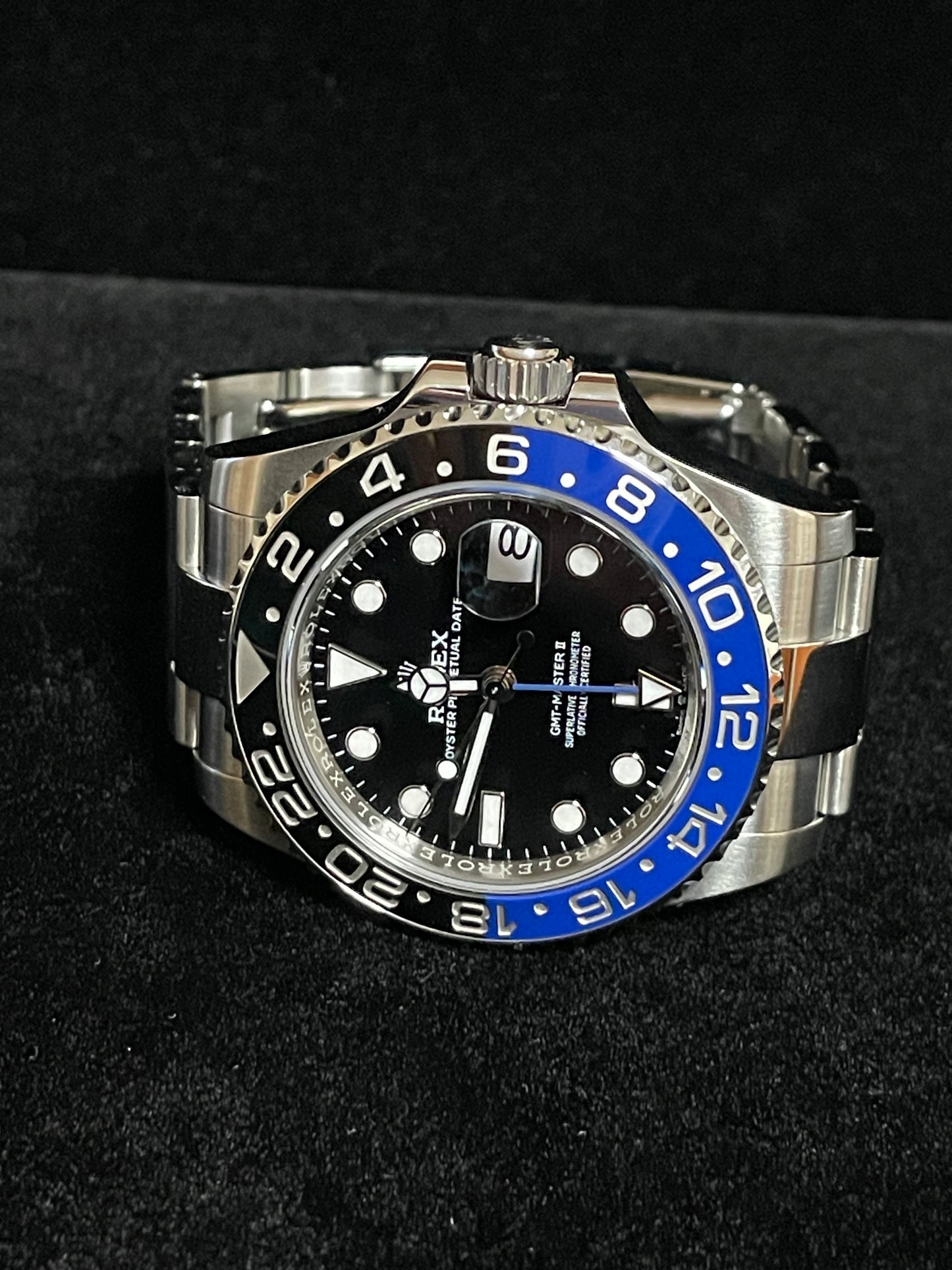 2022 Rolex GMT-Master II 126710BLNR Black Dial SS Oyster With Papers 40mm