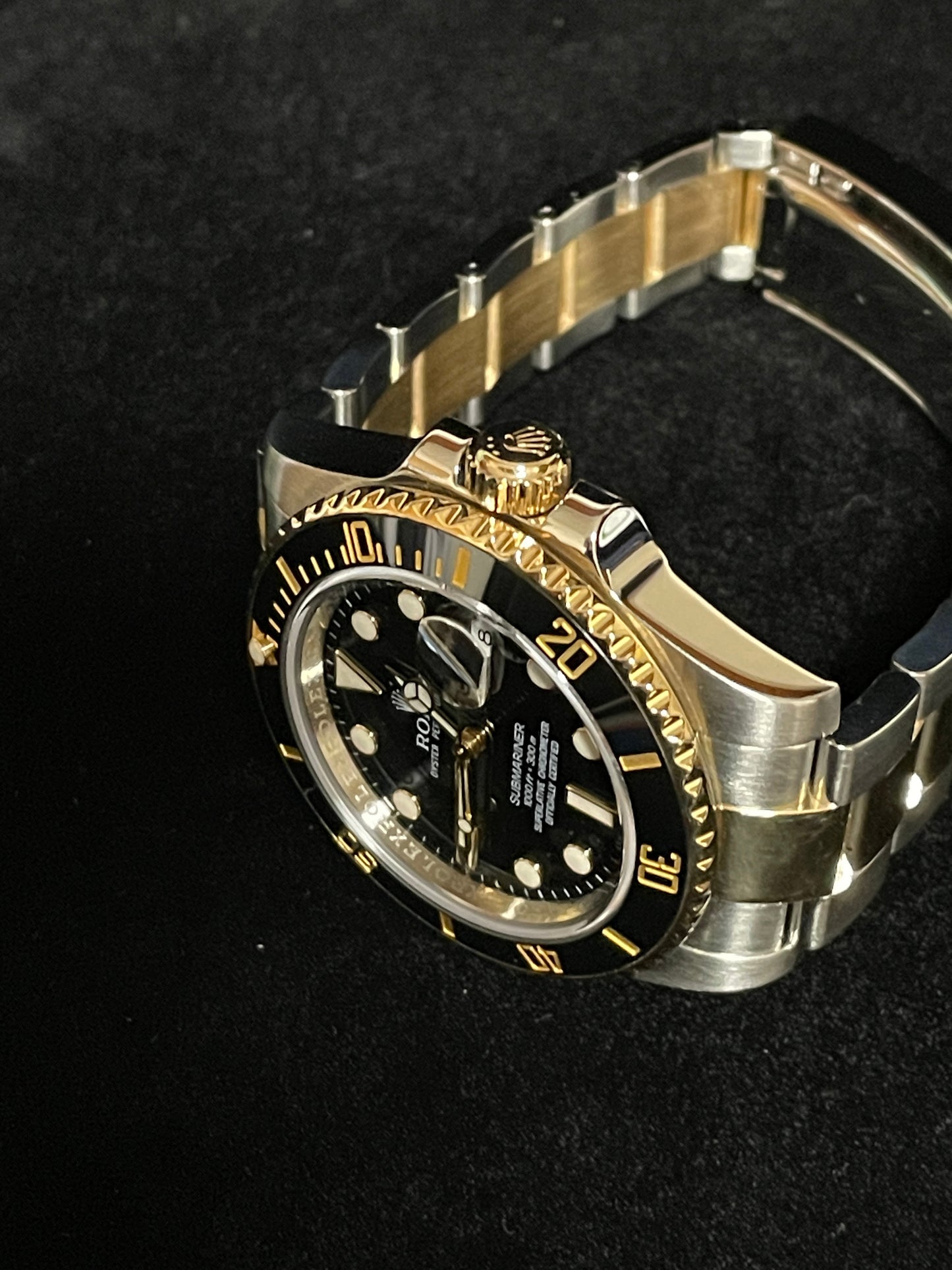 2009 Rolex Submariner 116613 Black Dial TT 18kt Oyster No Papers 40mm