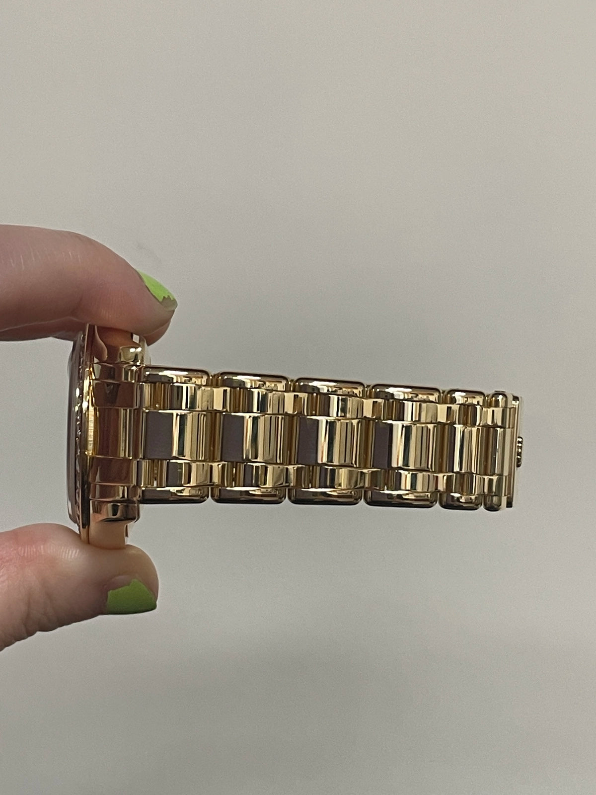 Rolex Day-Date 18948 Silver Diamond Dial 18kt Pearlmaster With Open Papers 39mm