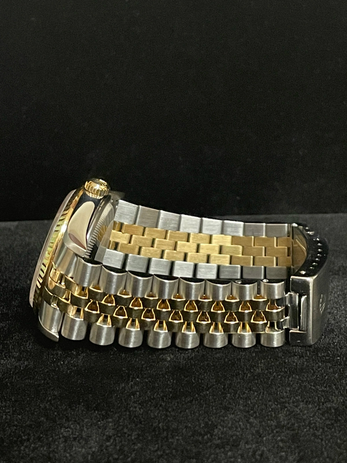 2000 Rolex Datejust 16233 Black Dial TT 18kt Jubilee No Papers 36mm