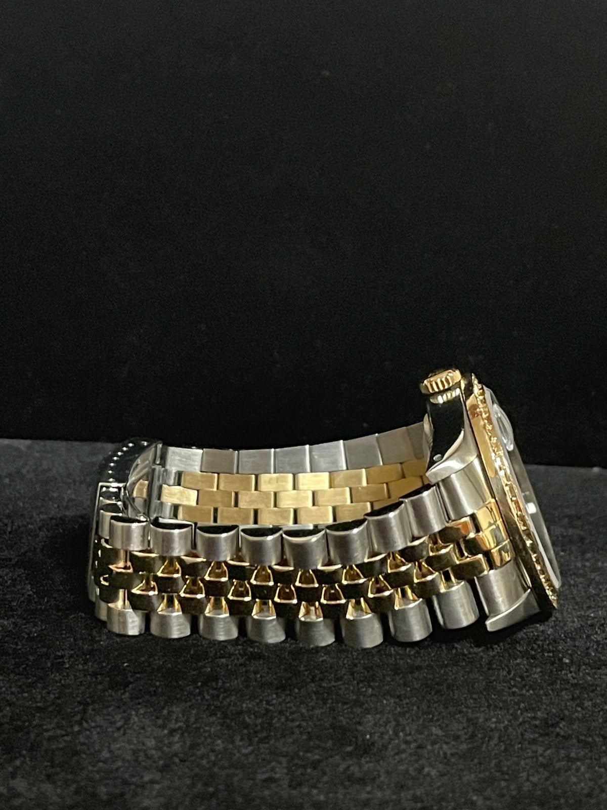 1989 Rolex Datejust 16233 Blue Vignette Diamond Dial TT Jubilee No Papers 36mm