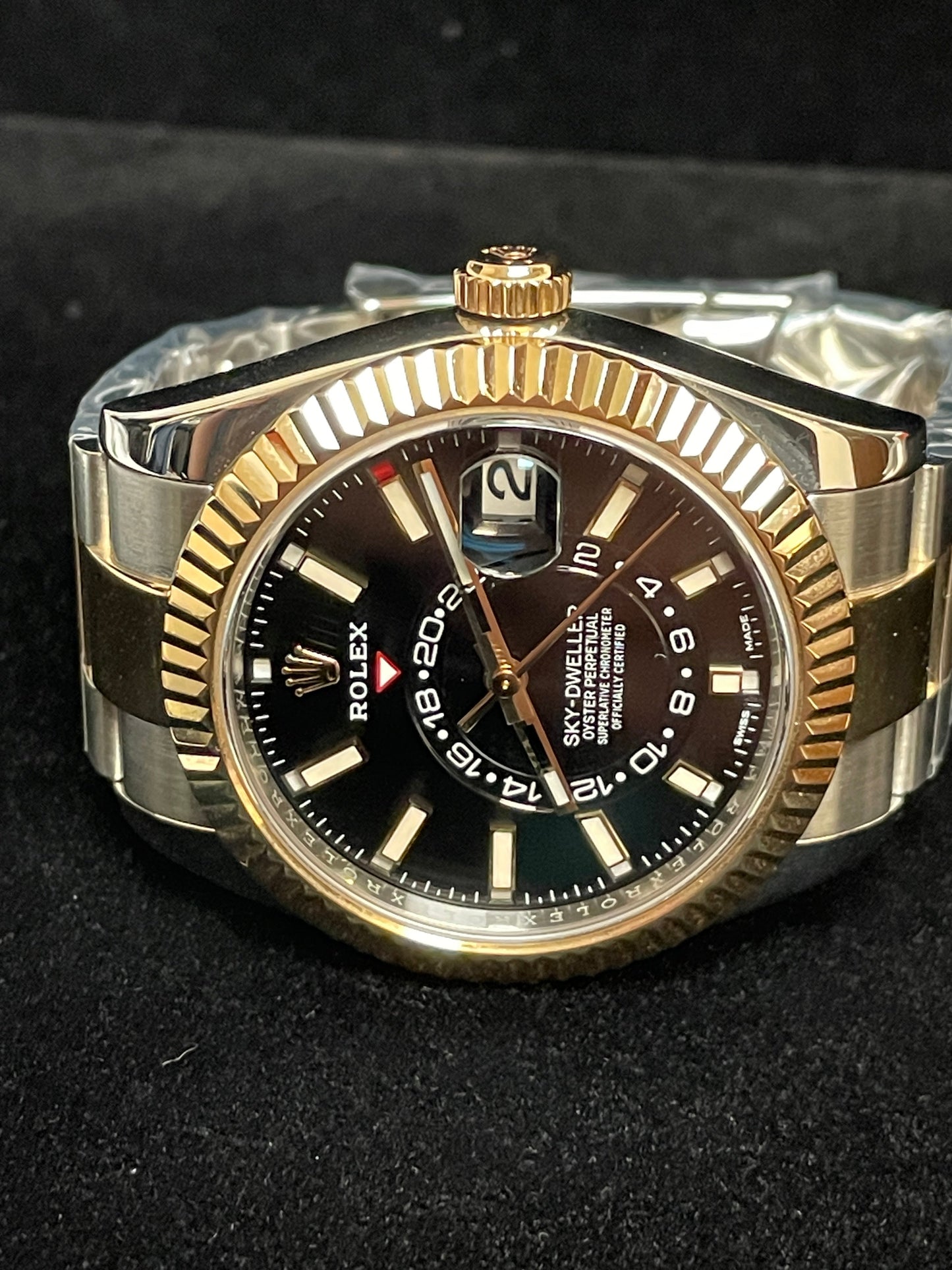 2023 Rolex Sky-Dweller 326933 Black Dial TT Oyster No Papers 42mm