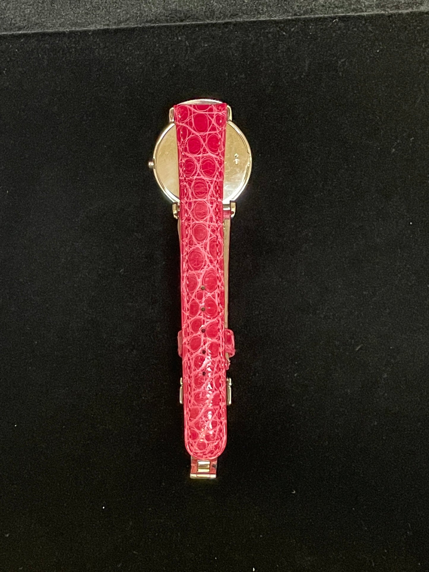 Rolex Lady Cellini 6682 Pink Roman Dial Leather strap Diamond lugs 18kt WG 33mm