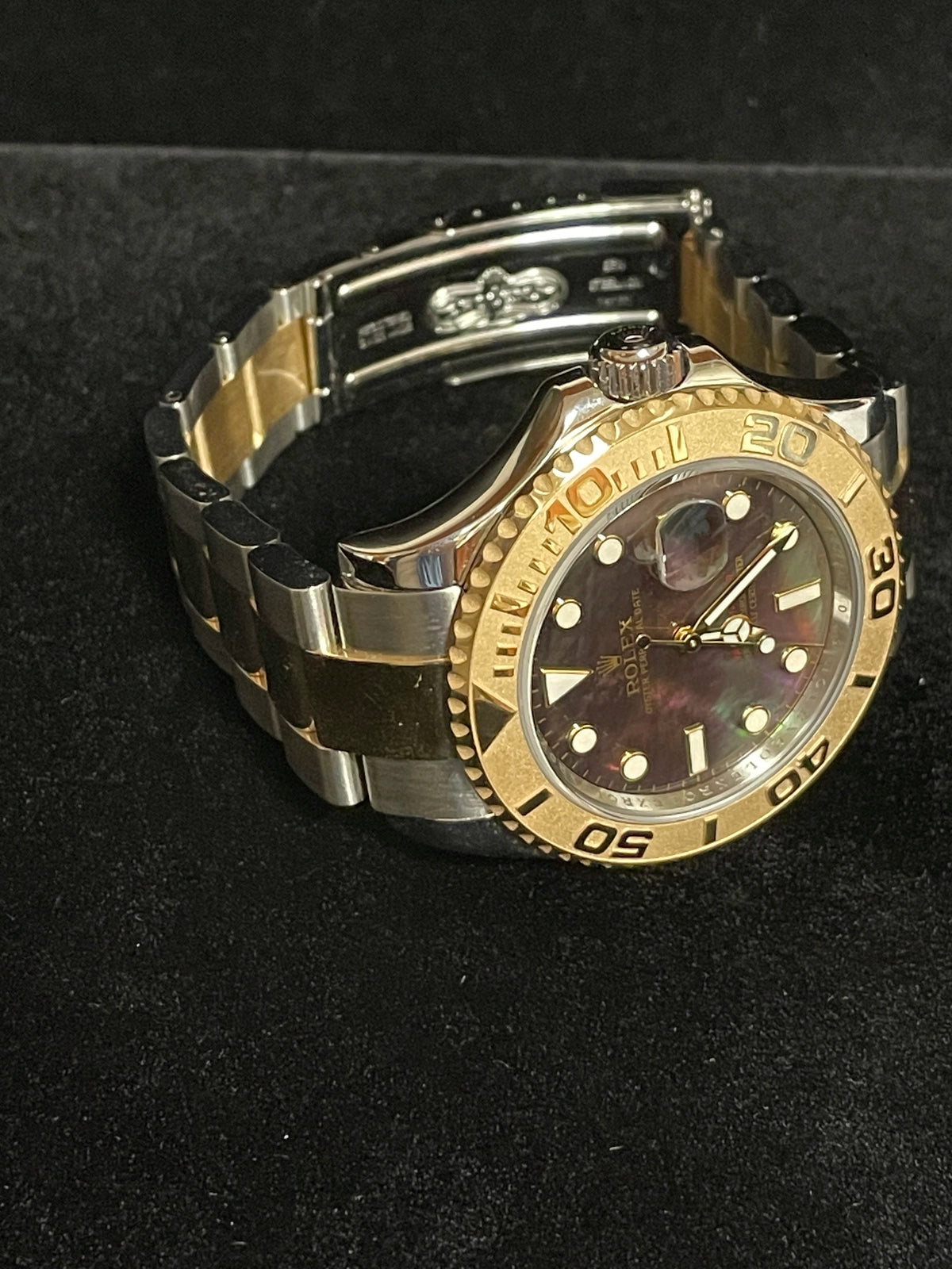 2015 Rolex Yacht-Master 16623 Tahitian Mother of Pearl Dial TT Oyster With Papers 40mm